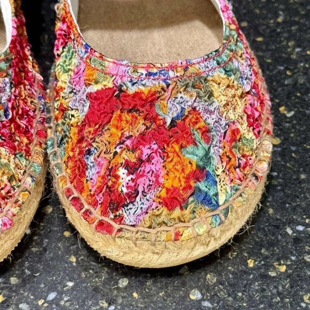 Montane 1902 Espadrilles. Multicolor textured. Size 41/US 11